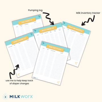 MILKworx Baby & Pumping Essentials Printable Pack